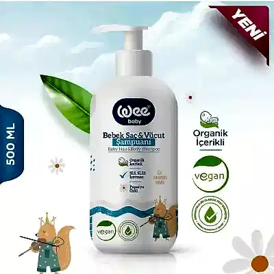 Wee Baby Bebek Saç Ve Vucüt Şampuanı 500 ml