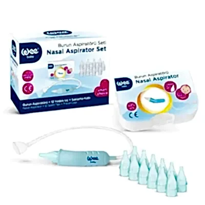 Wee Baby Burun Aspiratörü Seti (Burun Aspiratörü+10 Yedek Uç)