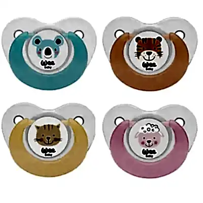 Wee Baby Emzik 2li Sevimli Hayvanlar No:2