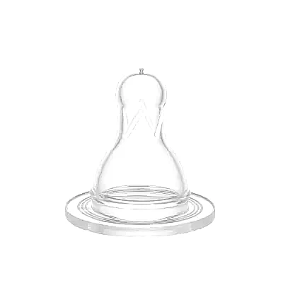 Wee Baby Yuvarlak Uçlu Silikon Biberon Emziği 0+ Ay