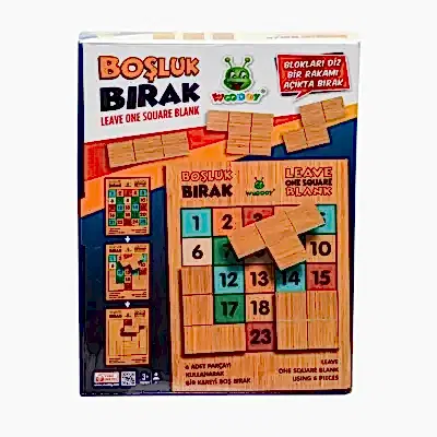 Woodoy Ahşap Boşluk Bırakma Oyunu