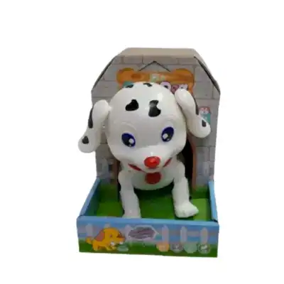 Yürüyen Damaçyalı Köpek Işıklı Sesli ve Pilli 